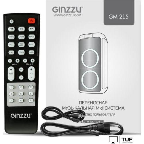 Колонка для вечеринок Ginzzu GM-215