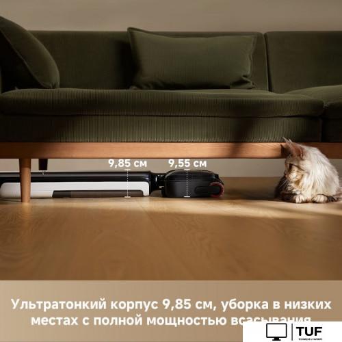 Вертикальный моющий пылесос Dreame G12 Pro Wet and Dry Vacuum HHR32A (евровилка, черный)