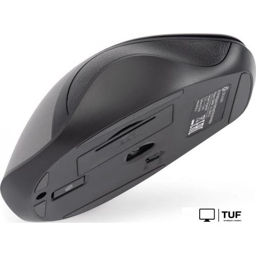 Мышь Oklick 504MW (черный/серый)