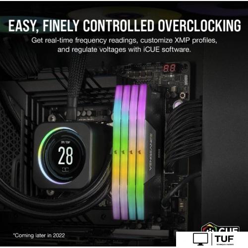 Оперативная память Corsair Vengeance RGB 2x16ГБ DDR5 5200 МГц CMH32GX5M2B5200C40