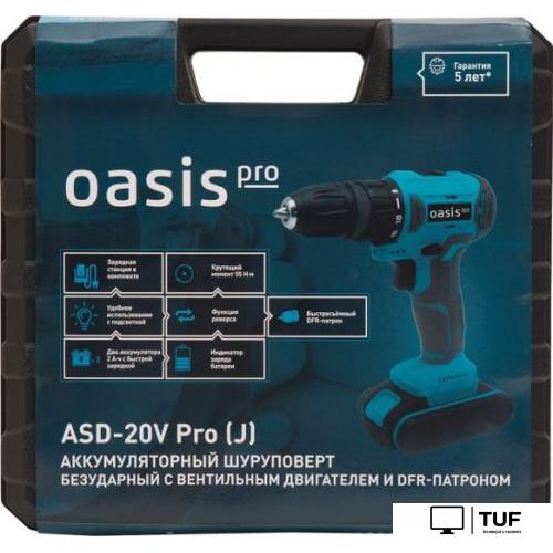 Дрель-шуруповерт Oasis ASD-20V Pro (с 2-мя АКБ, кейс)