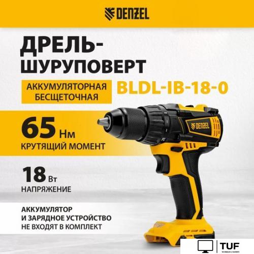 Дрель-шуруповерт Denzel BLDL-IB-18-0 26122 (без АКБ)