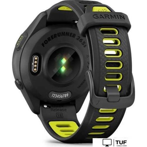Умные часы Garmin Forerunner 265S (черный/желтый)
