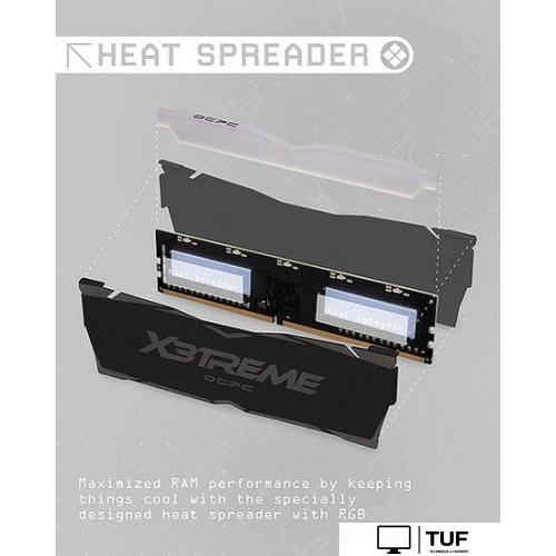 Оперативная память OCPC X3 RGB Black Label 2x8ГБ DDR4 4000 МГц MMX3A2K16GD440C19BL