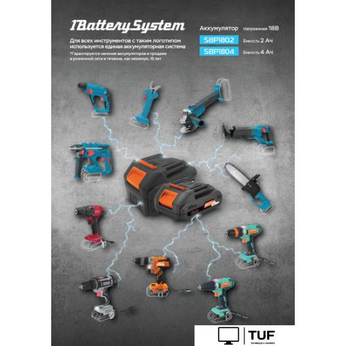 Ударная дрель-шуруповерт Союз ДШС-20КУ (с 2-мя АКБ, кейс)