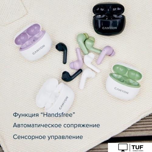 Наушники Canyon TWS-5 (оливковый)