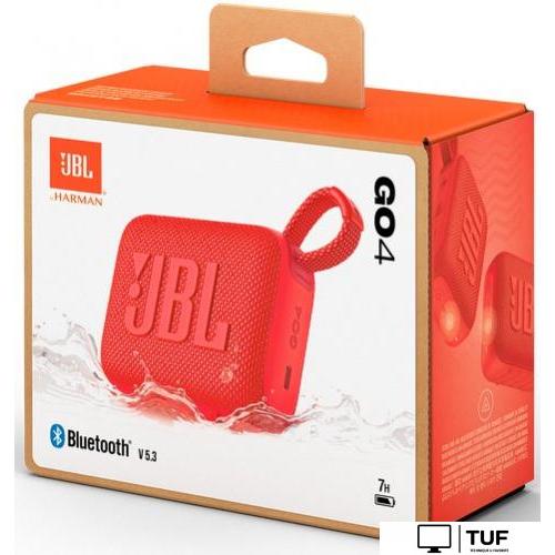 Беспроводная колонка JBL Go 4 (красный)
