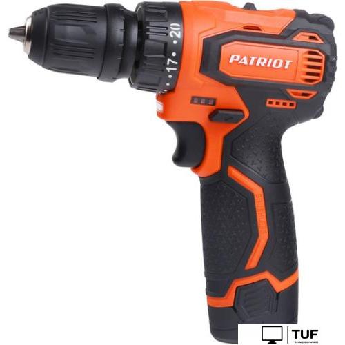 Дрель-шуруповерт Patriot BR 369Li 180201369 (с 2-мя АКБ, кейс)