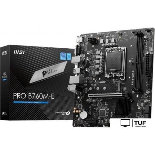Материнская плата MSI Pro B760M-E