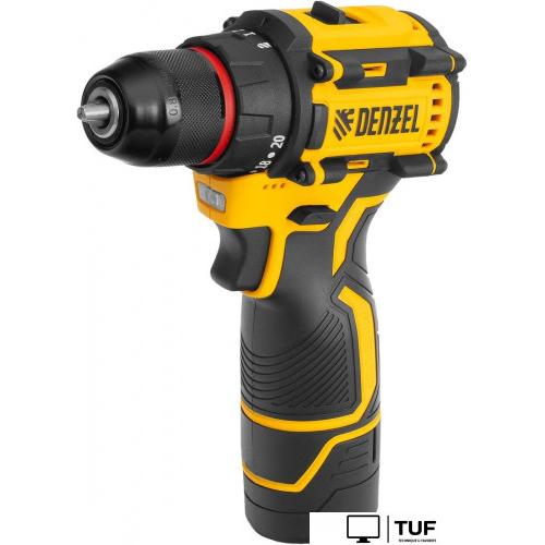 Дрель-шуруповерт Denzel CDH-BL-12 (с 1-им АКБ, кейс)