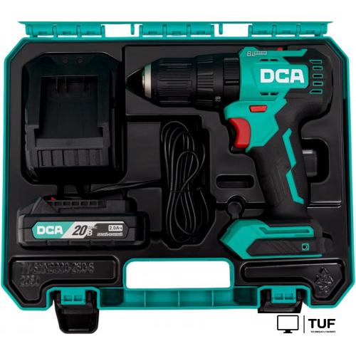 Ударная дрель-шуруповерт DCA ADJZ2050i Type DM (с 1-им АКБ, кейс)