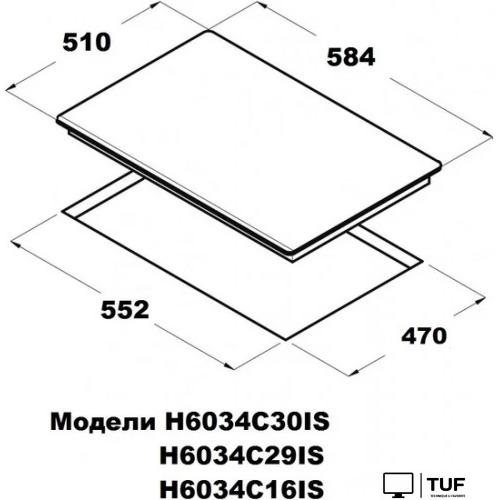 Варочная панель Schtoff H6034C29IS Black