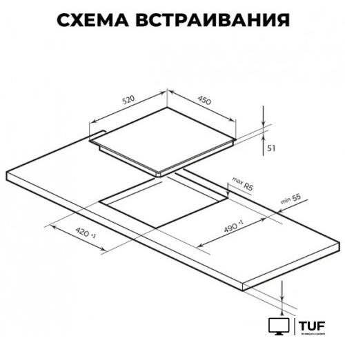 Варочная панель LEX EVH 430B BL