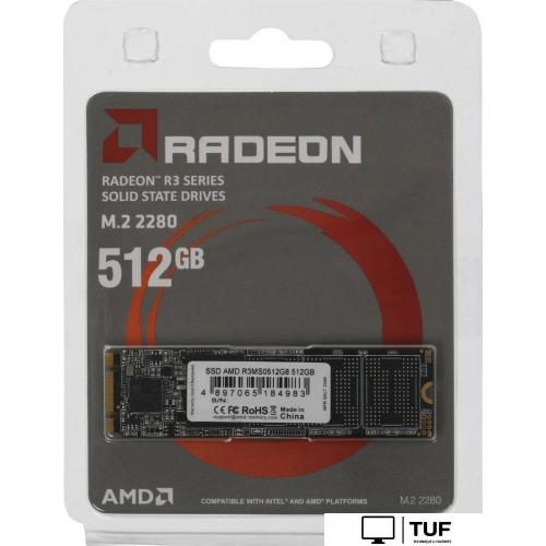 SSD AMD Radeon R3 512GB R3MS0512G8
