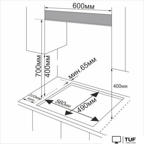 Варочная панель Bravo FGH60G4 B