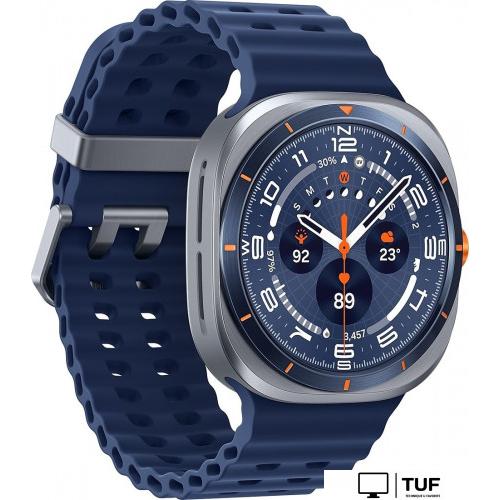 Умные часы Samsung Galaxy Watch Ultra 2025 47 мм LTE (синий титан)