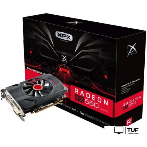 Видеокарта XFX Radeon RX 550 2GB GDDR5 RX-550P2PFG5