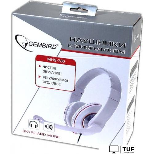 Наушники Gembird MHS-780 (белый)