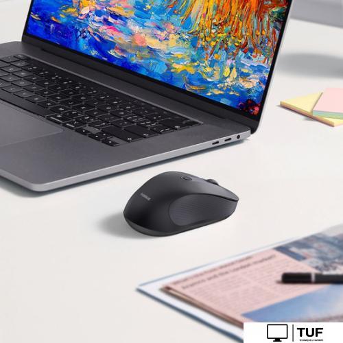 Мышь Baseus F02 Ergonomic Wireless Mouse (черный, без батарейки в комплекте)