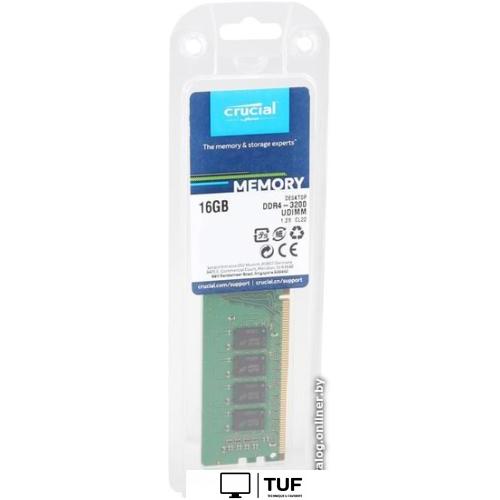 Оперативная память Crucial 16GB DDR4 PC4-25600 CT16G4DFRA32A