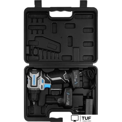 Дрель-шуруповерт Deko Loner 20V PRO 085-1010 (с 2-мя АКБ, кейс)