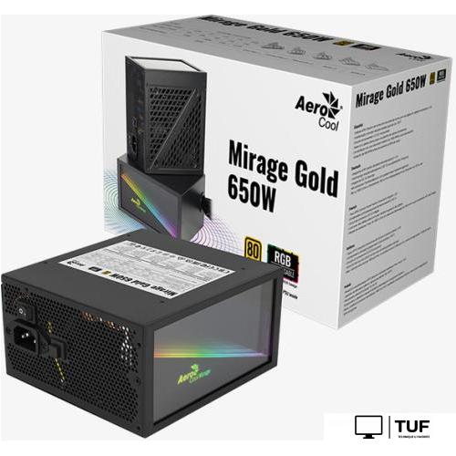 Блок питания AeroCool Mirage Gold 850W