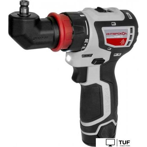 Дрель-шуруповерт Интерскол КомбиМАКС ДА-10/12В 36 687.2.2.79 (с 2-мя АКБ, кейс)