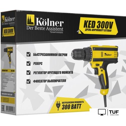 Дрель-шуруповерт Kolner KED 300V
