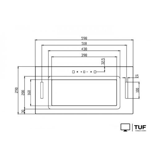 Кухонная вытяжка Schtoff Wanda 60 (черный)