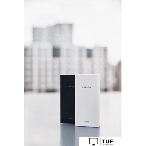 Внешний аккумулятор Canyon PB-2001 20000mAh (белый)