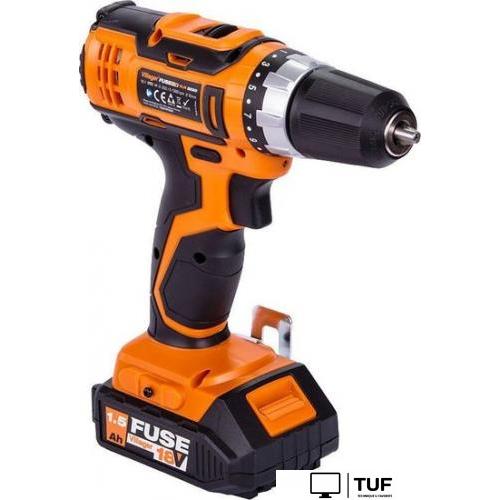 Дрель-шуруповерт Villager Fuse VLN 3220 2BSC 056357 (с 2-мя АКБ, кейс, оснастка)