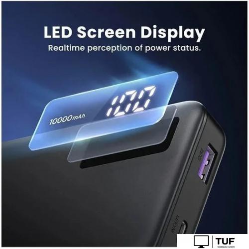 Внешний аккумулятор Ugreen PB311 10000mAh (черный)