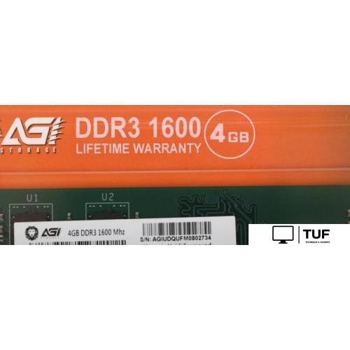 Оперативная память AGI UD128 4ГБ DDR3 1600 МГц AGI160004UD128