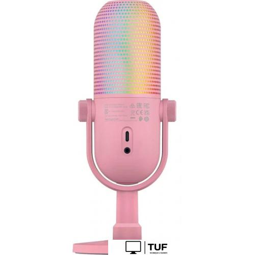 Проводной микрофон Razer Seiren V3 Chroma Quartz Pink