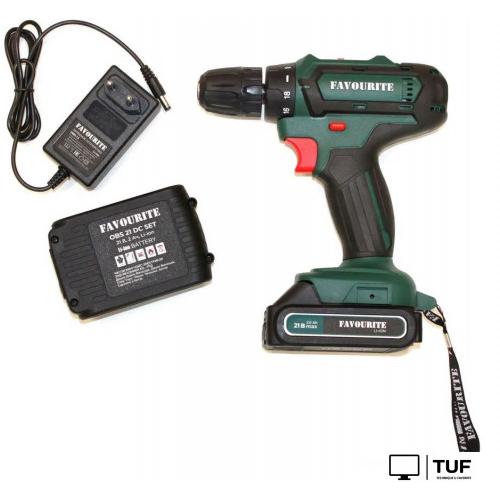 Дрель-шуруповерт Favourite OBS 21 DC Set Promo (с 2-мя АКБ, кейс)