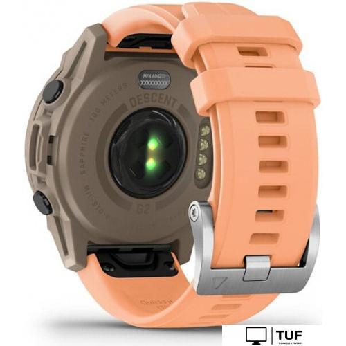 Умные часы Garmin Descent G2 (коричневый/розовый)
