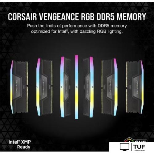 Оперативная память Corsair Vengeance RGB 2x32ГБ DDR5 6000 МГц CMH64GX5M2B6000C38