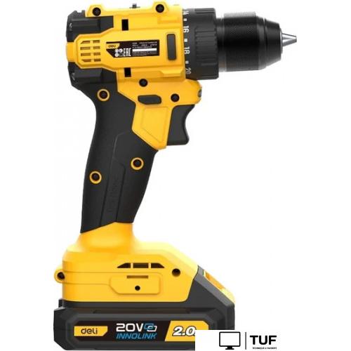 Дрель-шуруповерт Deli EDC120 (с 2-мя АКБ)