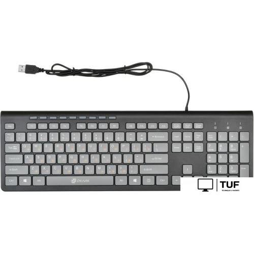 Клавиатура Oklick 480M (черный/серый)