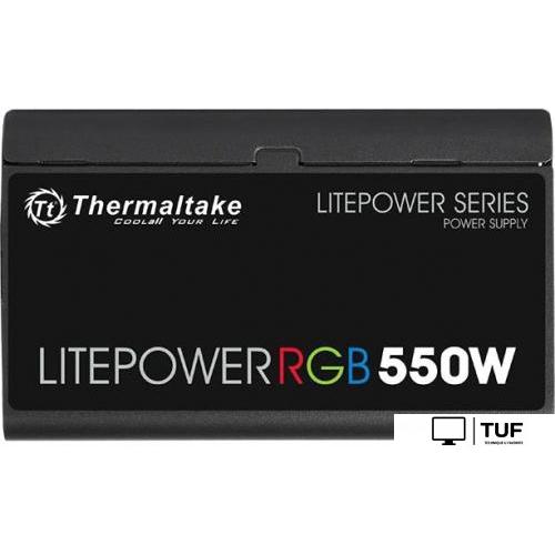 Блок питания Thermaltake Litepower RGB 550W LTP-550AL2NK