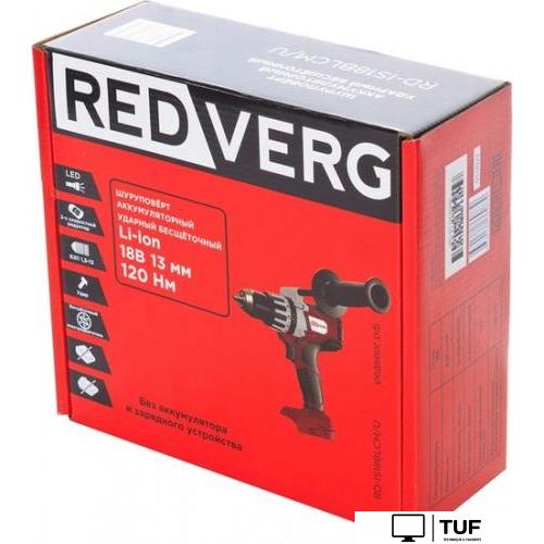 Ударная дрель-шуруповерт RedVerg RD-IS18BLCM/U (без АКБ)