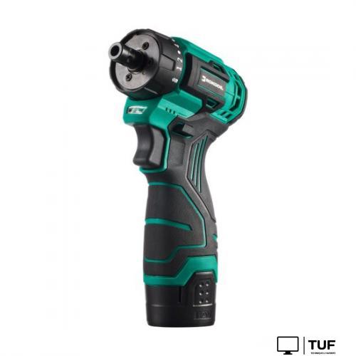 Дрель-шуруповерт Rokodil Twist 2 Air 1047298 (с 2-мя АКБ, сумка, набор оснастки)