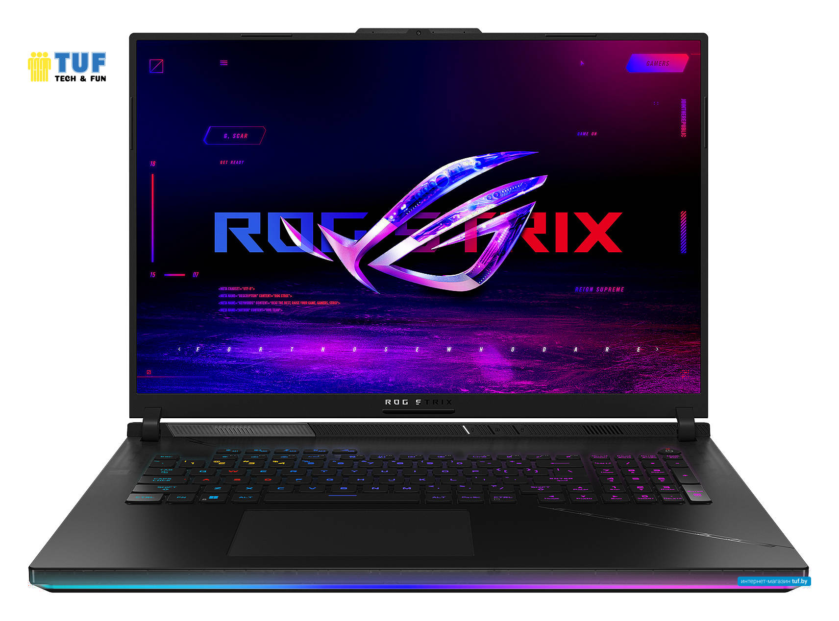 Игровой ноутбук ASUS ROG Strix SCAR 18 2023 G834JZ-N6021
