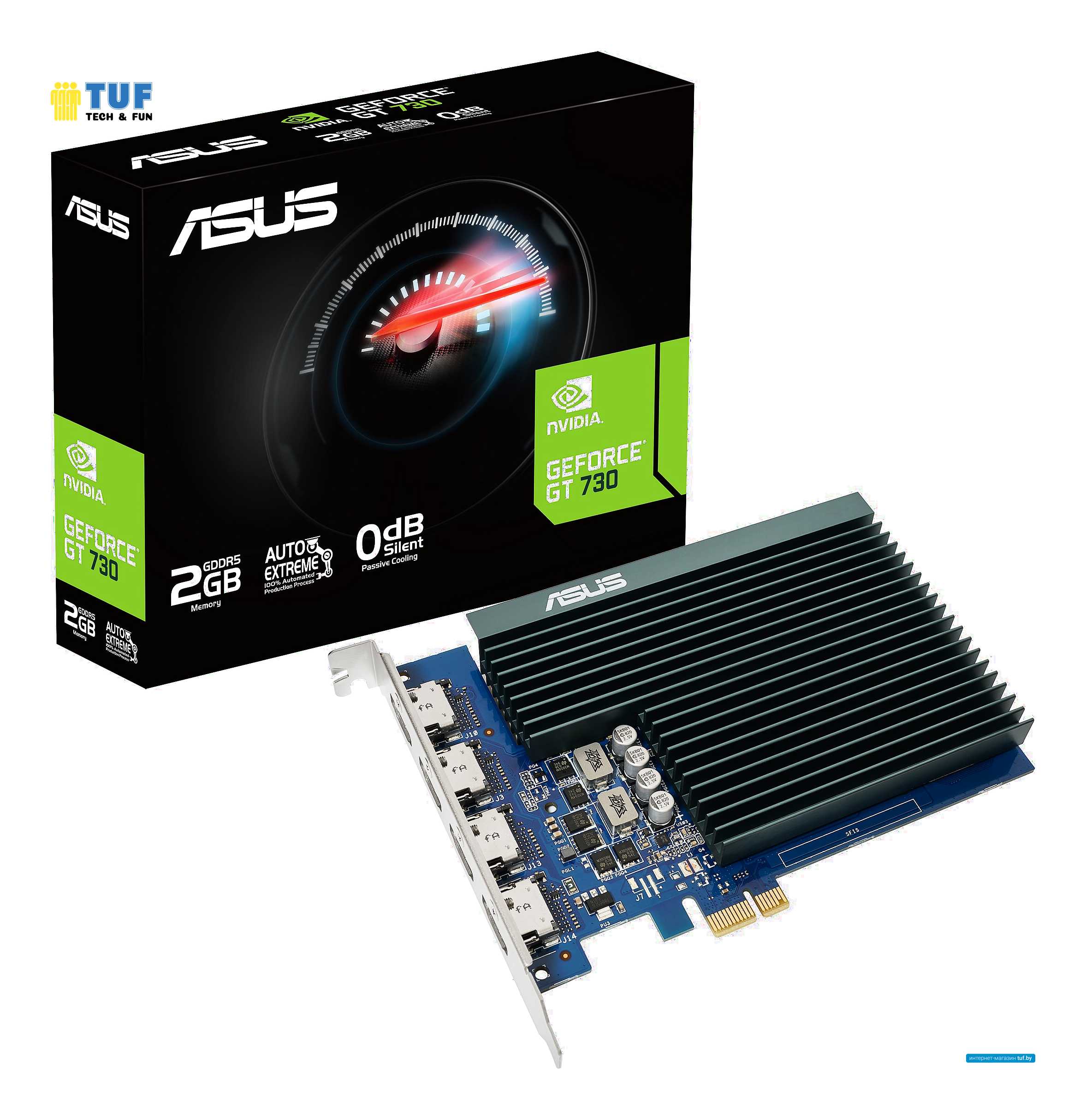 Видеокарта ASUS GeForce GT 730 2GB GDDR5 GT730-4H-SL-2GD5