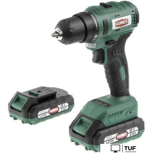 Дрель-шуруповерт Hammer ACD18BL (с 2-мя АКБ, кейс)