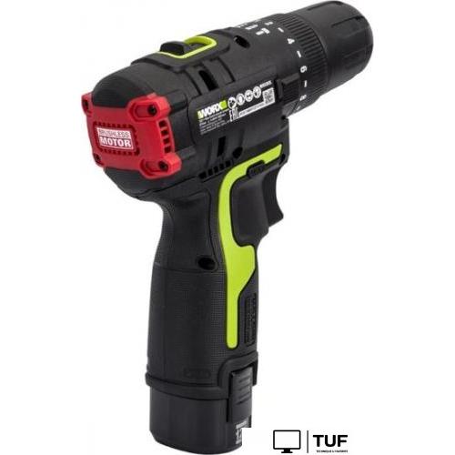 Ударная дрель-шуруповерт Worx Professional WU131X (с 2-мя АКБ, сумка)