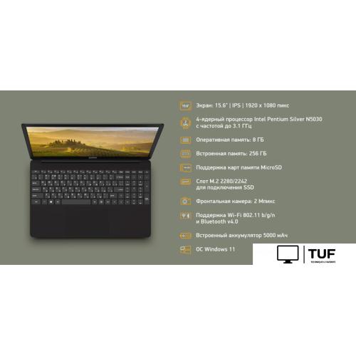 Ноутбук Digma Eve 15 P417 NN5158CXW01