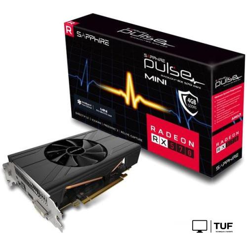 Видеокарта Sapphire Pulse ITX Radeon RX 570 4GB GDDR5