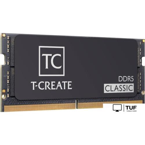 Оперативная память Team T-Create Classic SODIMM 16ГБ DDR5 5600 МГц CTCCD516G5600HC46A-S01