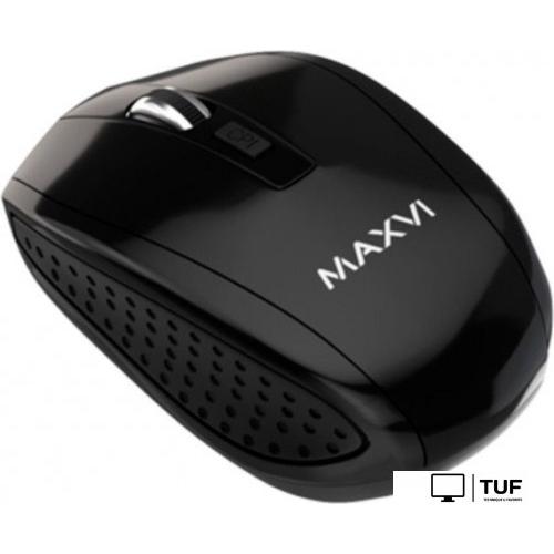 Мышь Maxvi MWS-04 (черный)